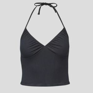 Aritzia Sunday Best Polly Ribbed Halter Neck Women's Top